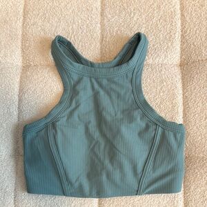 Lululemon Ribbed Nulu High-Neck Yoga Bra
Tidewater Teal